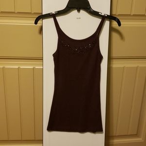 Tank with beads size xs